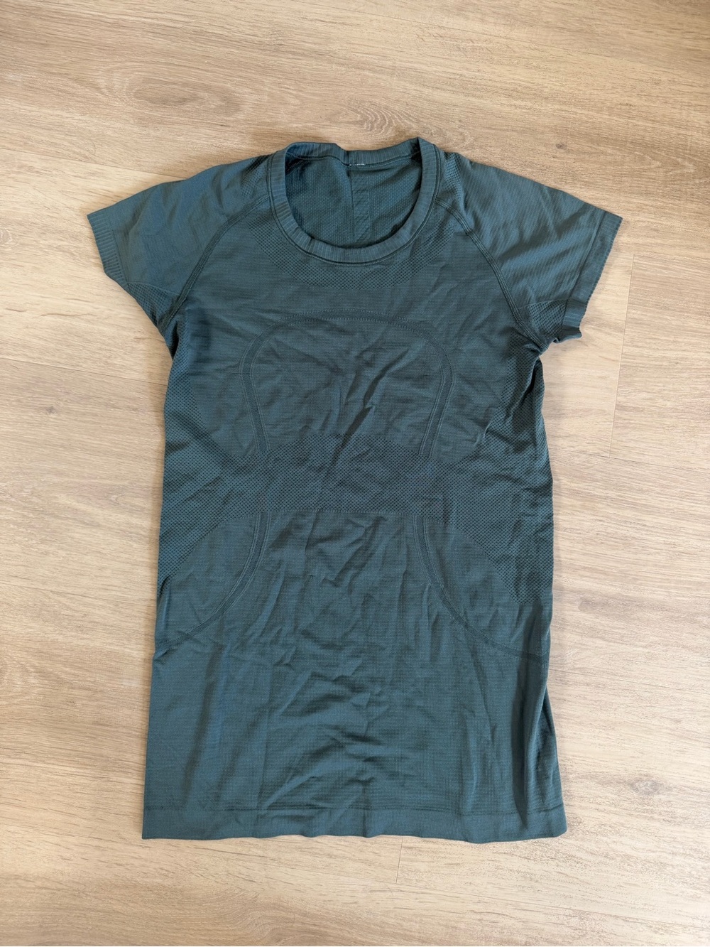 lululemon athletica Short Sleeve Athletic Tee Dress in Dark Teal